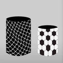 Customize Size Football 3 pieces Cylinder Plinth Covers