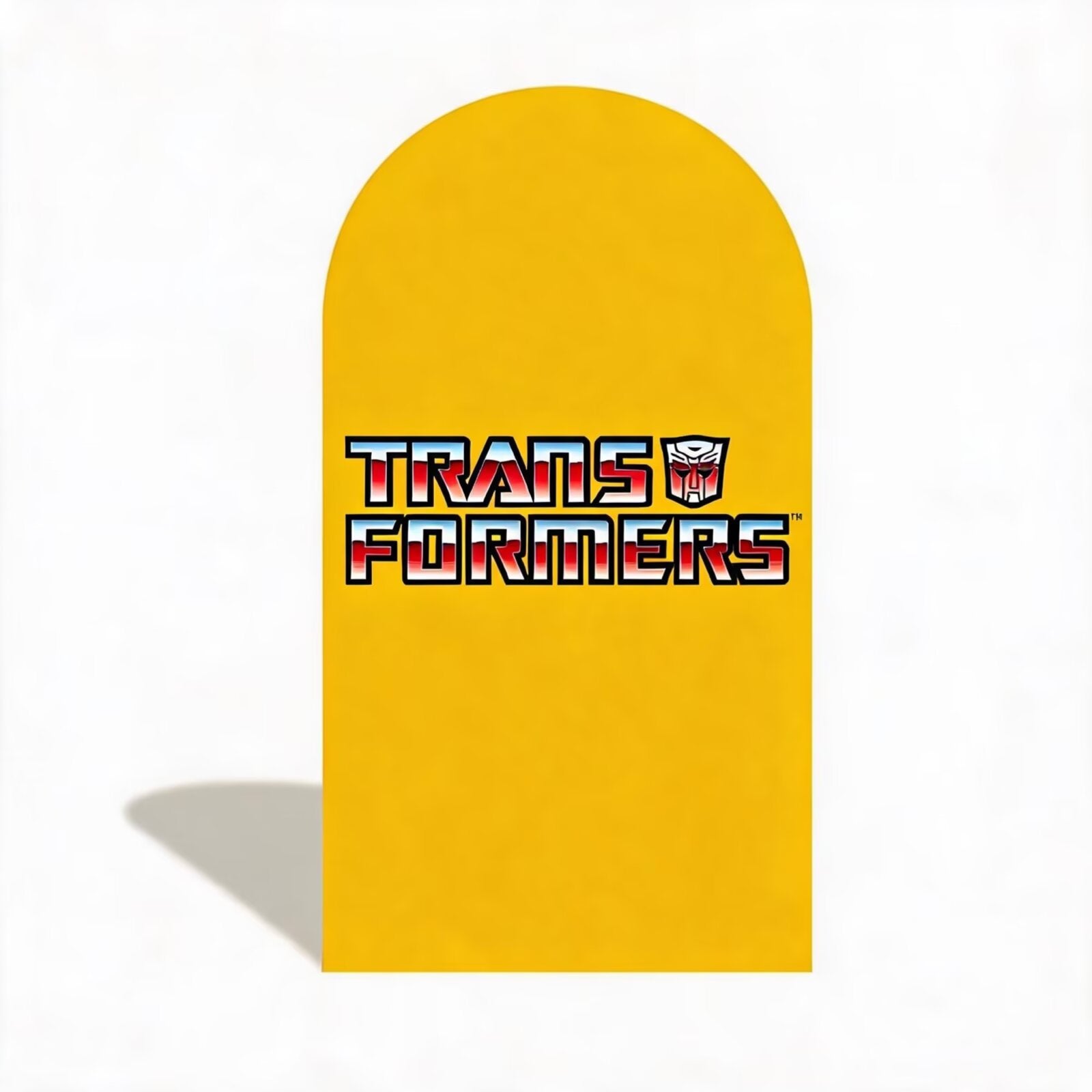 Custom Transformers Arch Backdrop Cover Double Sides Elastic Covers