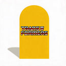 Custom Transformers Arch Backdrop Cover Double Sides Elastic Covers