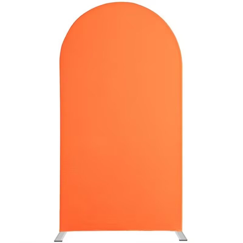 Custom Solid Arch Backdrop Cover Spandex Double Sides Elastic Covers