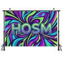 Custom Hosm Music Photo Backdrop Banner