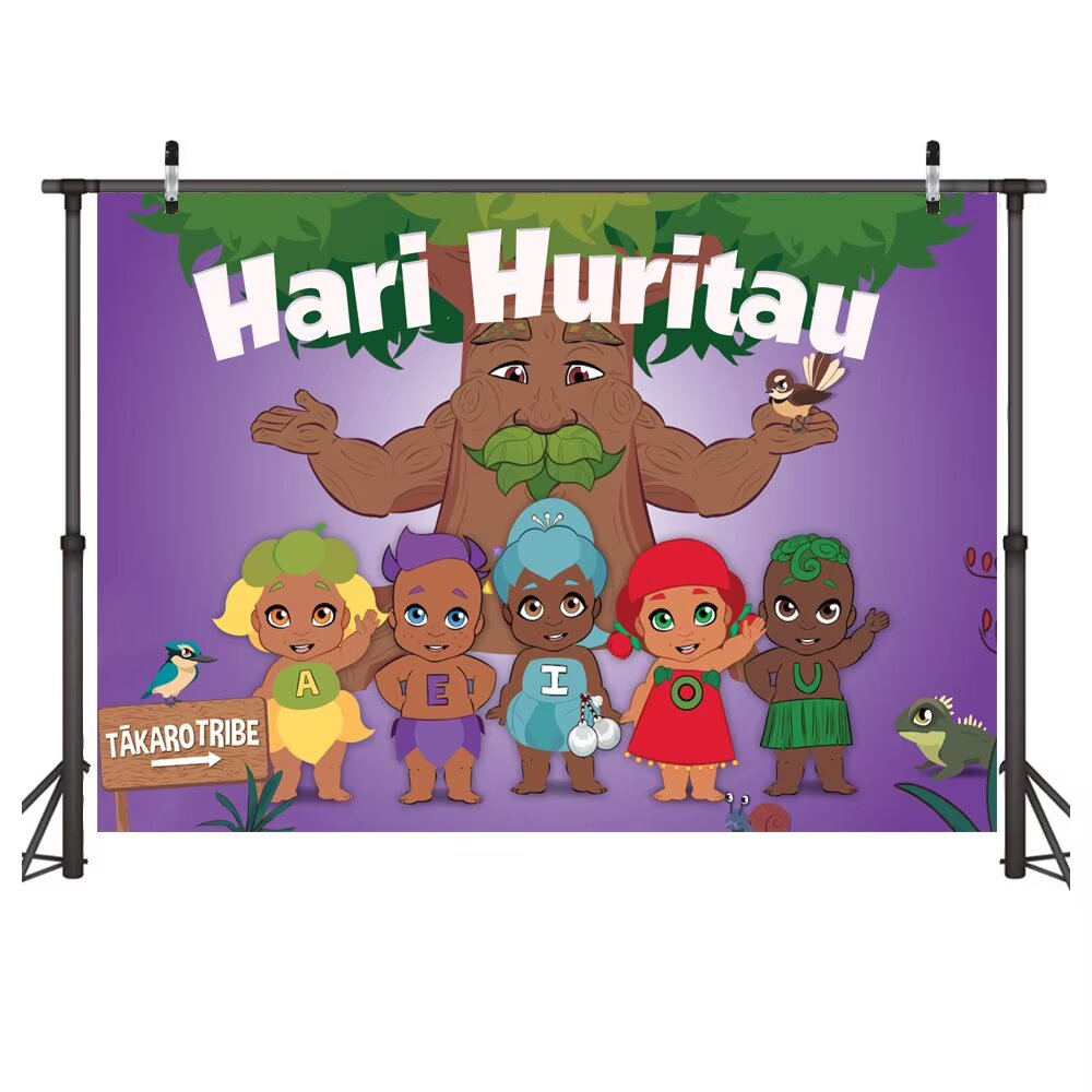 Custom Hari Huritau Photo Backdrop Banner