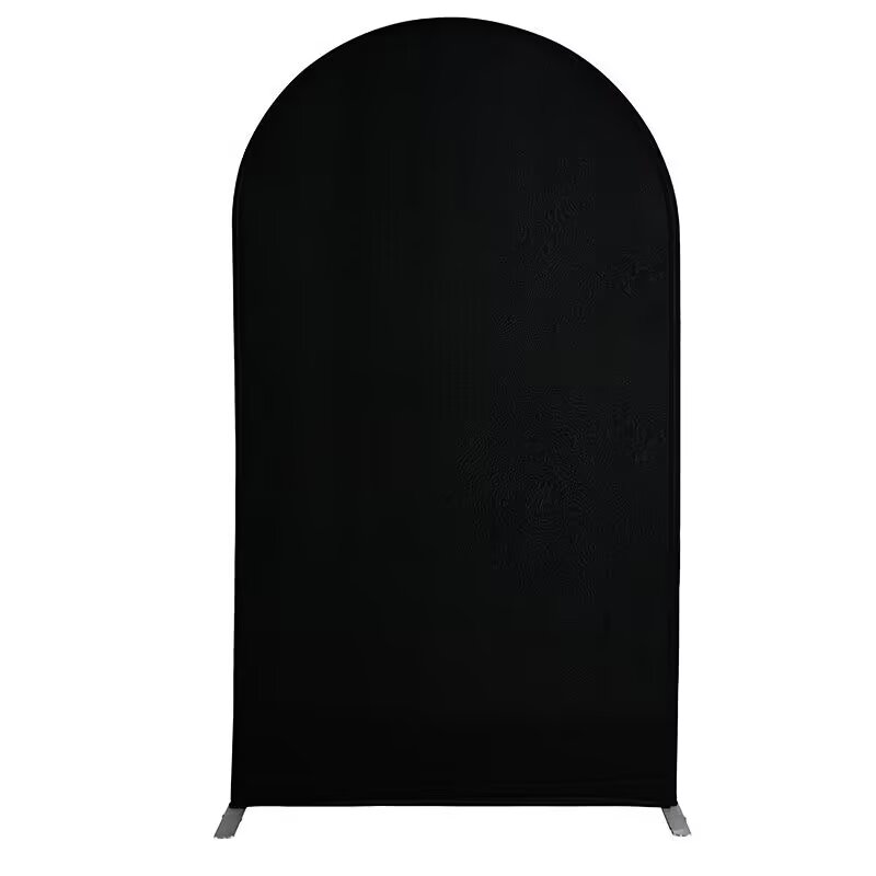 Custom solid Arch Backdrop Cover Spandex Double Sides Elastic Covers