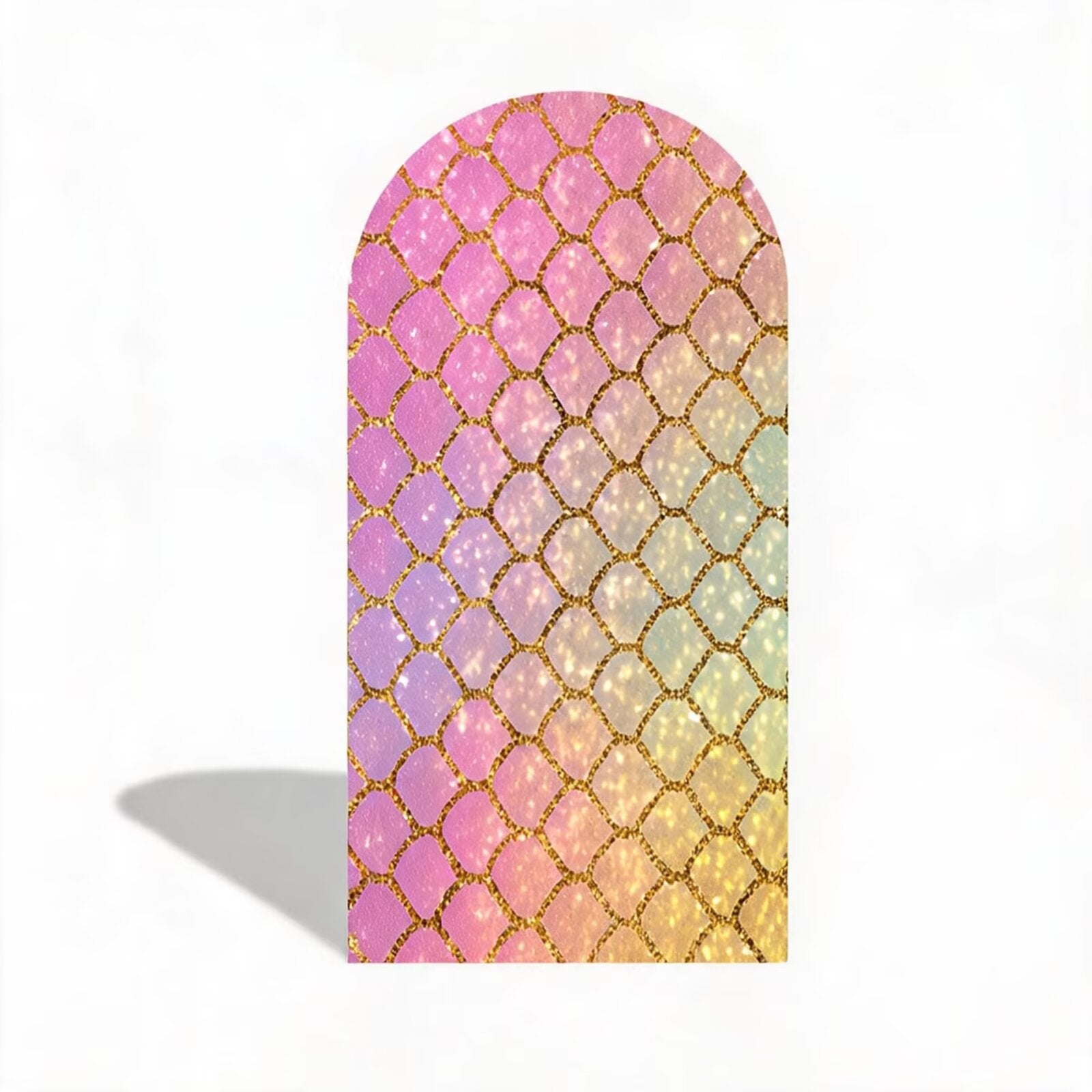 Custom Baby Shark Arch Backdrop Cover for Girl Double Sides Elastic Covers