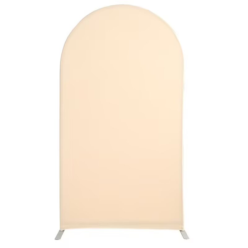 Custom Solid Arch Backdrop Cover Spandex Double Sides Elastic Covers