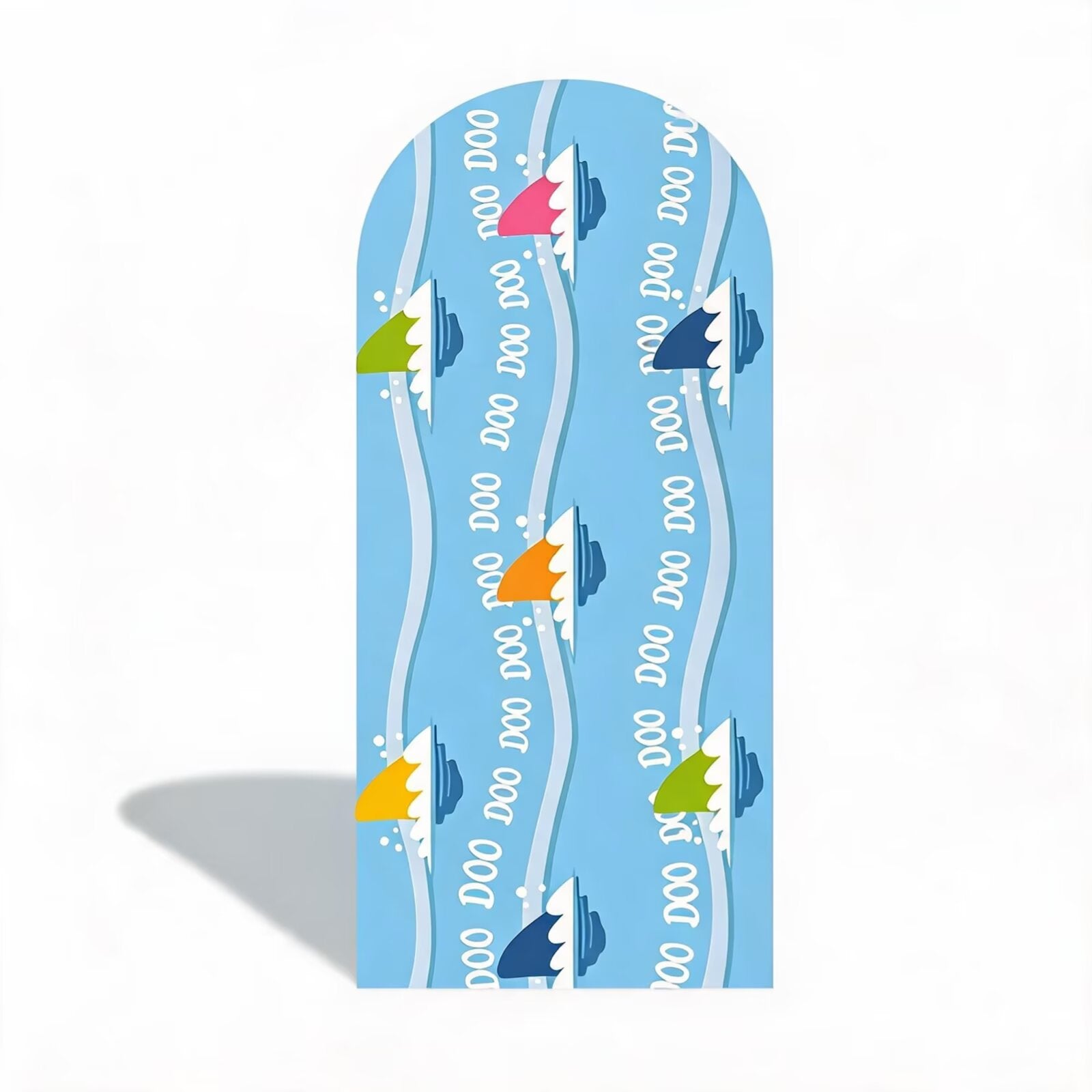 Custom Baby Shark Arch Backdrop Cover Double Sides Elastic Covers