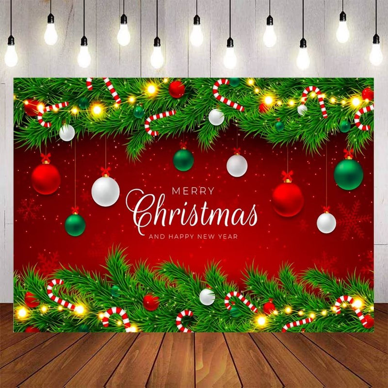 Customize Photography Backdrops Merry Christmas Backdrop New Year Photographic Background Photo Studio Banner Decor