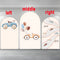 Arrière-plan de Photo de voitures de dessin animé, couverture d'anniversaire pour enfants, arrière-plan d'arc à thème, couvertures élastiques Double face 