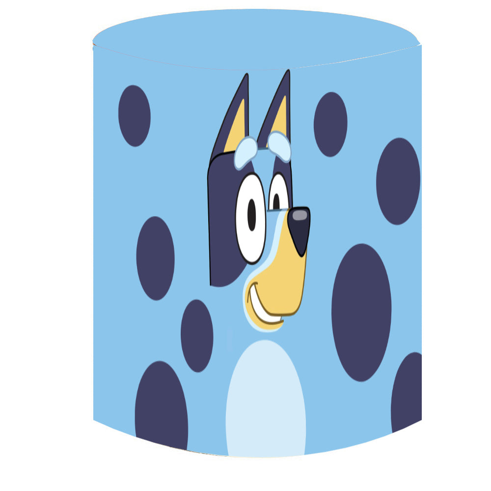Bluey Round Backdrop