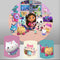Gabby's Dollhouse Round Backdrops Kids Birthday Party Circle Background Gabby Birthday Covers Cylinder Plinth Covers