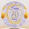 20th Birthday Round Backdrop Girls Birthday Party Circle Background Table Banner Covers