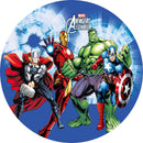 Marvel Round Backdrop Avengers Hulk Iron Man Boys Birthday Party Circle Background Cylinder Plinth Covers