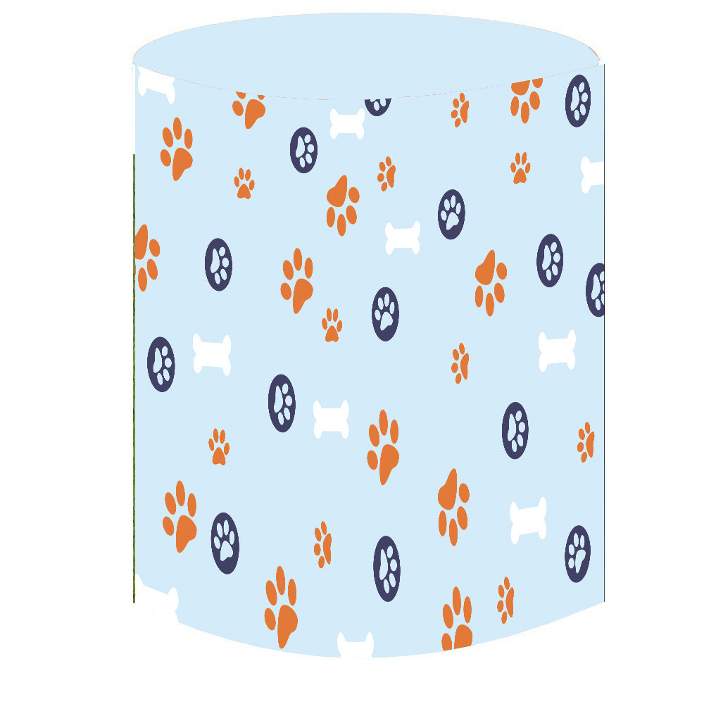 Bluey Round Backdrop