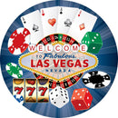 Las Vegas Photography Background Poker Dice Round