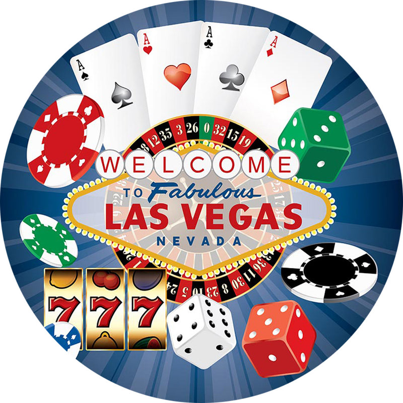 Las Vegas Photography Background Poker Dice Round