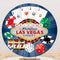 Las Vegas Photography Background Poker Dice Round