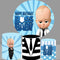 Personalize Boss Baby Round Backdrop Boy Birthday Circle Background Table Banner Covers