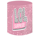 LoL Surprise Round Backdrops Decoration Backdrop Girls Birthday Round Circle Cover Background Cylinder Plinth Covers
