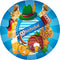 Customize Oktoberfest Round Backdrops Festival Party Circle Background Cake Table Banner Covers