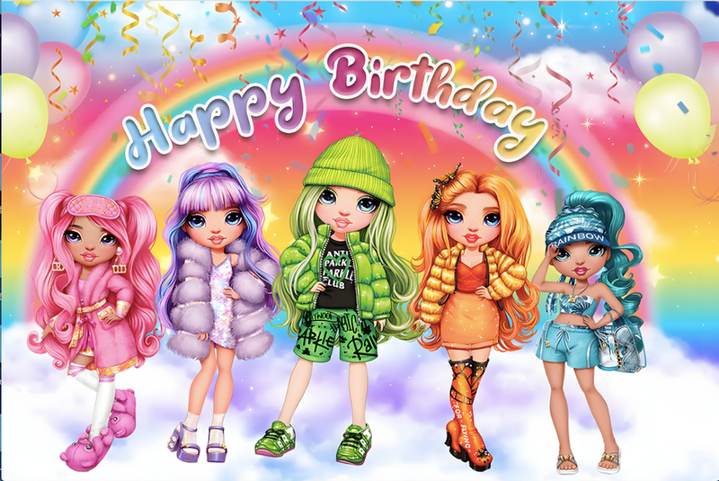 Rainbow High Winter Break fashion dolls with winter makeover Guide