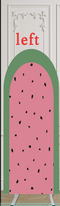 Personalizar tamaño melón foto fondo niño Coco cubierta tema arco fondo doble cara elástico cubiertas 