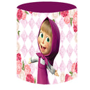 Masha and Bear Round Backdrops 