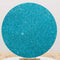 Peacock Green Round Backdrops Glittering Shine Birthday Party Sparkling Circle Background Covers