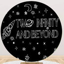 Two Infinity and Beyond Round Backdrops 