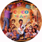 Coco Movie Round Backdrop Kids Party Decor Circle Background Elastic Round Table Cover
