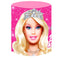 Barbie Round Backdrops Pink Birthday Party Circle Background Birthday Covers Cylinder Plinth Covers