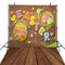 April spring backdrop Easter photo background for photography studio wood floor photo background vinyl