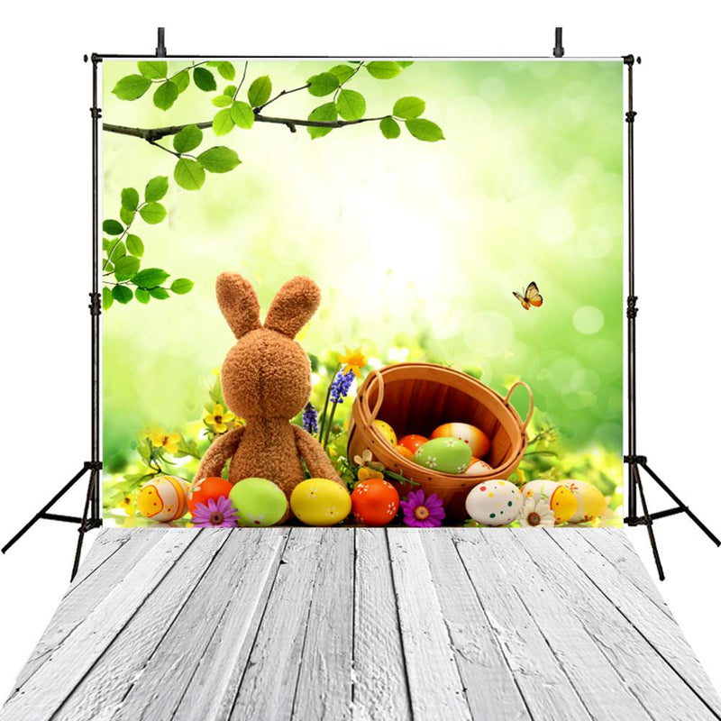 April backdrop Easter eggs photo background for photography spring glass kids photo background vinyl
