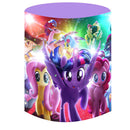 My Little Pony Round Backdrops Girls BirthdayParty Circle Background Kids 