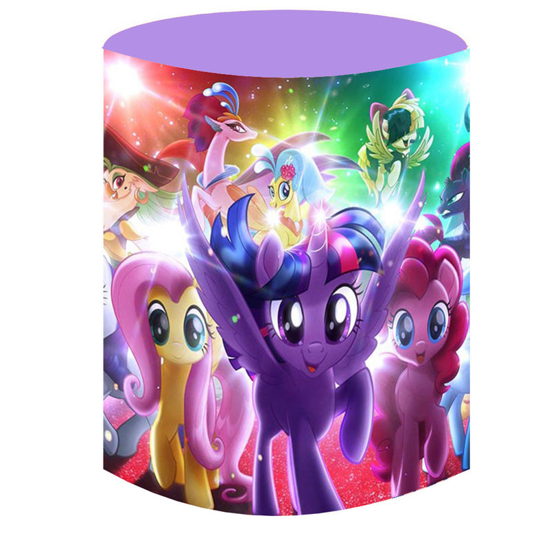 My Little Pony Round Backdrops Girls Birthday Party Circle 