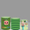 Coco melon Party Round Backdrop Circle Background Cocomelon Kids Birthday Photo Studio Decor Candy Table Banner Covers
