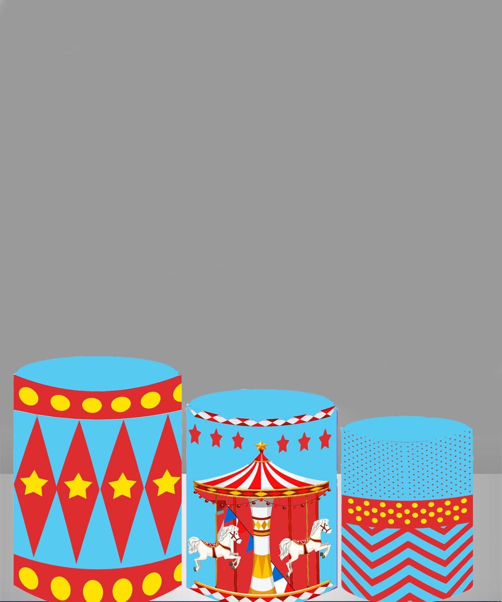 Circus Cylinder Plinth Covers