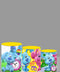 Custom Cartoon Blue Photography Backdrop Happy Birthday Photo Background Balloons Paw Print Decor Poster Banner Backdrop