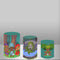 Personaliza las decoraciones de cubiertas de zócalo cilíndrico de 3 piezas de Tākaro Tribe 