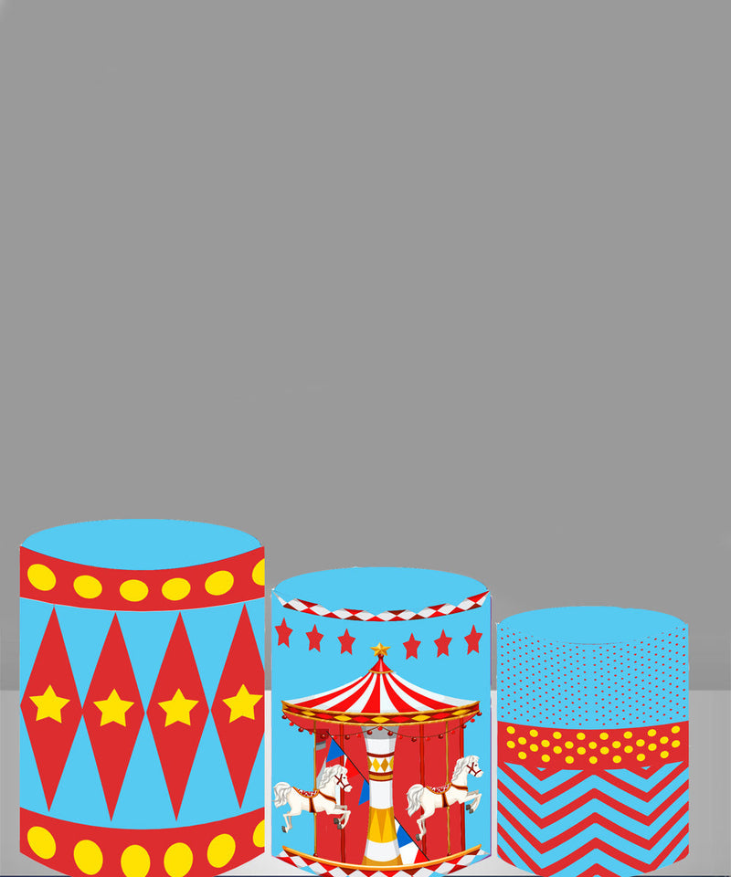 Circus Cylinder Plinth Covers