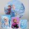 Frozen Round Backdrops Elsa Party