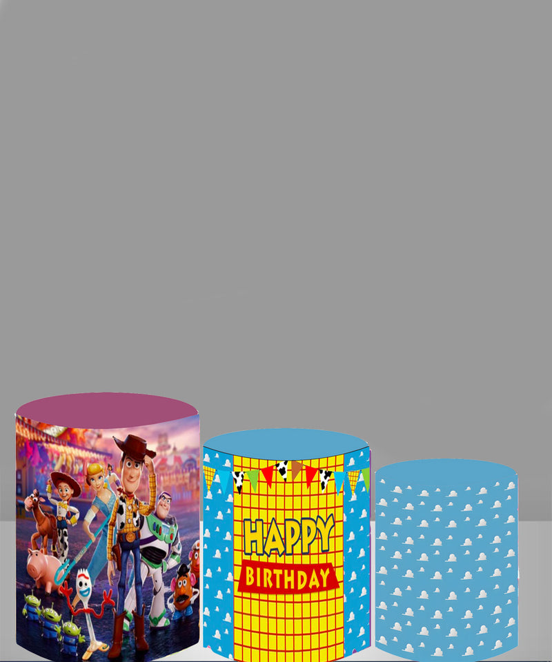 Toy Story - Telón de fondo para fiestas de cumpleaños, decoración de baby  shower : : Electrónicos