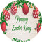 Easter Egg Round Backdrops Kids Sunday Happy Easter Birthday 