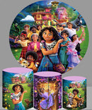 Disney Princess Round Background Movie Encanto Princess