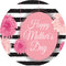 Mother's Day Round Backdrops Mother Pink Party Circle Background Birthday Covers