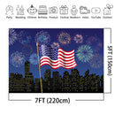 4th of July Independence Day American Flag Photography Backdrop Newborn Baby Photo Background Party Decoration Banner Supplies