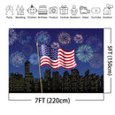 4 juillet fête de l'indépendance drapeau américain photographie toile de fond nouveau-né bébé Photo fond fête décoration bannière fournitures