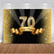 70th birthday theme party backdrop for party phtoography gold gliiter bokeh background for photo booth studio 70 happy birthday