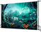 Halloween Backdrop Halloween Photography Background Moon Night Scary Cemetery Pumpkin Lantern Backdrop Children Adult Halloween Backdrops for Parties