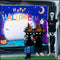 Cartoon Halloween Photo Backdrop Pumpkin Moon Photography Backdrops Halloween Party Banner Trick or Treat Backdrop Halloween Decoration Kids Halloween Party Photography Backdrop