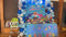 Baby's 1st Birthday Party Backdrop Vinyl Photography Background Undersea World Cartoon Baby Whale Backdrop Shark Starfish Yellow Pink Blue Color Cake Gifts Birthday Decoration Children